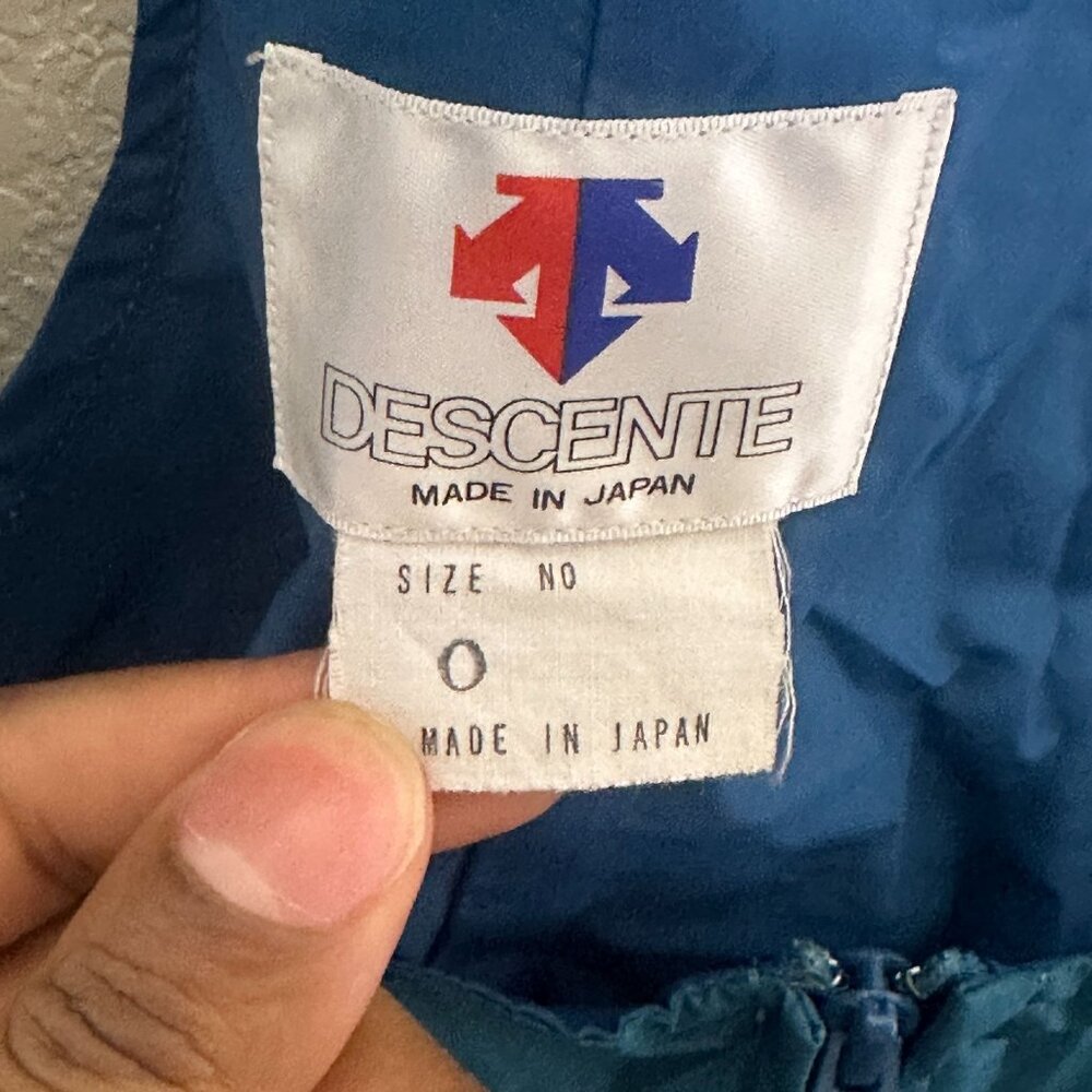 Descente Snow SKi Pants Men One Size Blue Insulated Snow Bib Overalls Made Japan - Picture 5 of 16